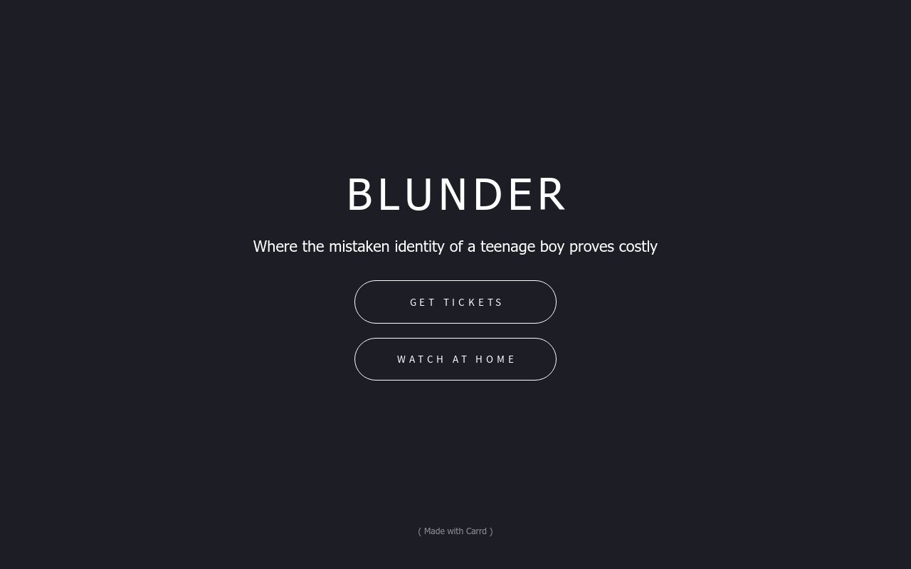 Carrd profile picture for @blunder
